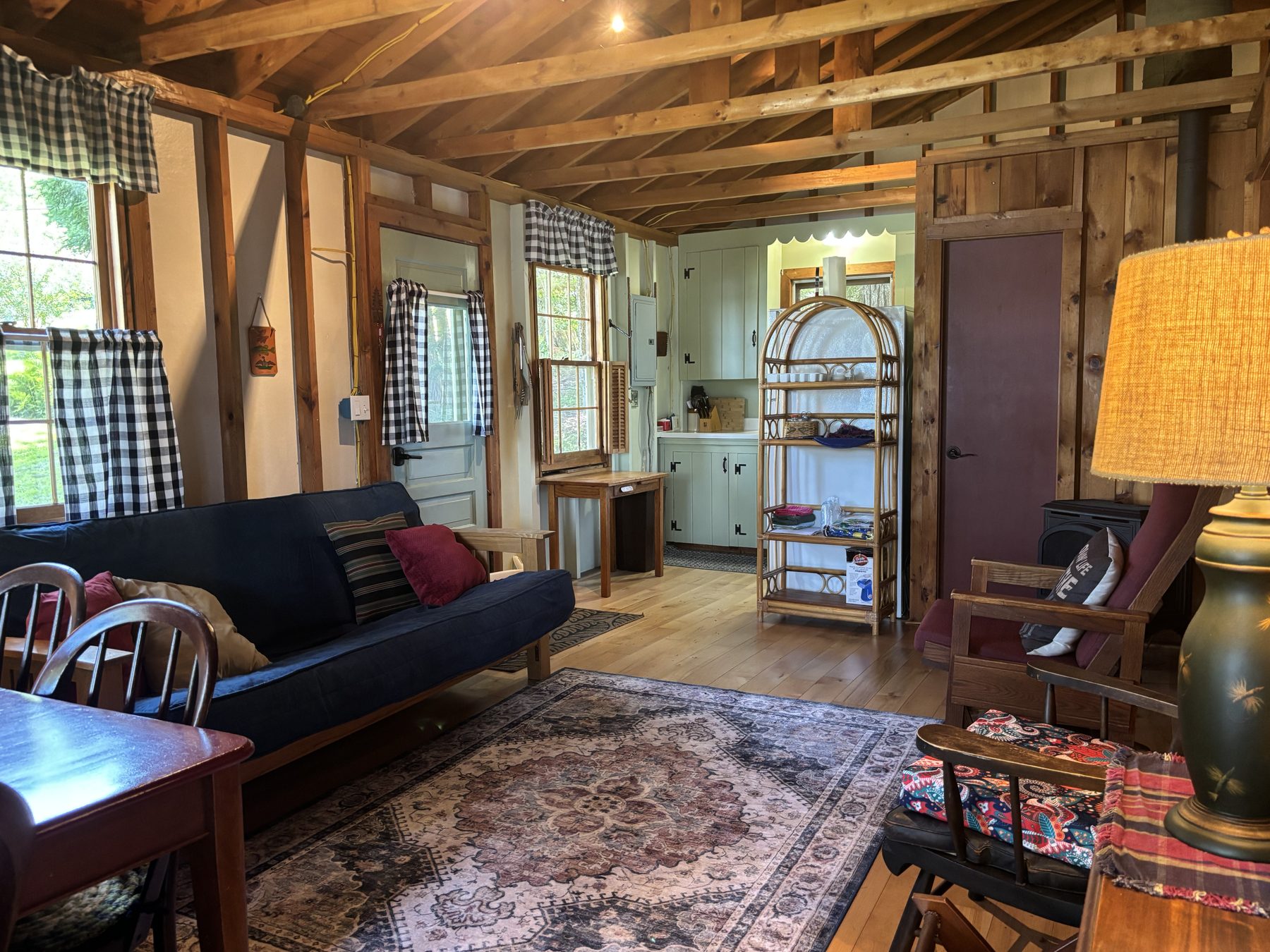 Serenity cabin living room